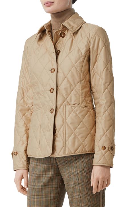 fernhill quilted coat burberry|burberry diamond quilted jacket.